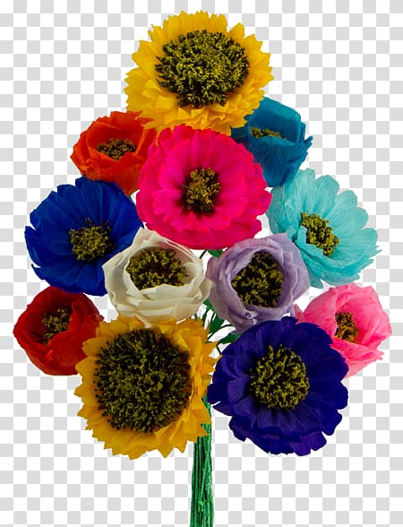 Paper Flowers Flower bouquet Artificial flower, Mexican Balcony Flowers transparent background PNG clipart