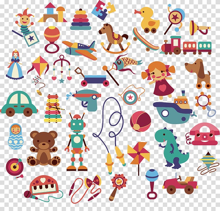 Cartoon Toy Child , Cartoon toys material transparent background PNG clipart