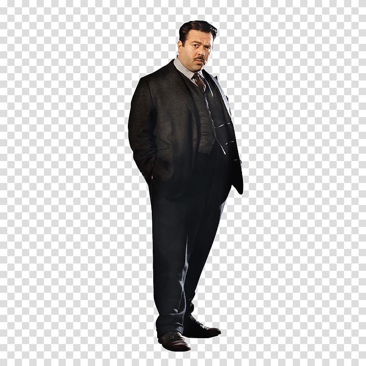 man wearing black suit-jacket, Jacob Kowalski transparent background PNG clipart