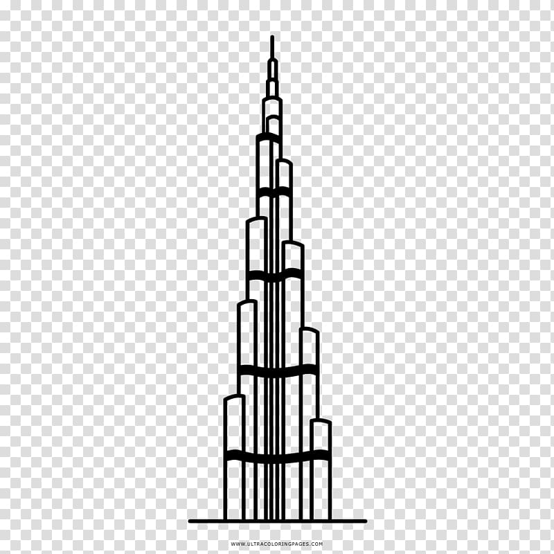 Burj Khalifa Burj Al Arab Drawing Tower Skyscraper, burj khalifa transparent background PNG clipart