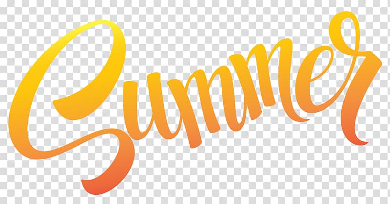 Summer , Sumer Text , orange summer text on blue background illustration transparent background PNG clipart