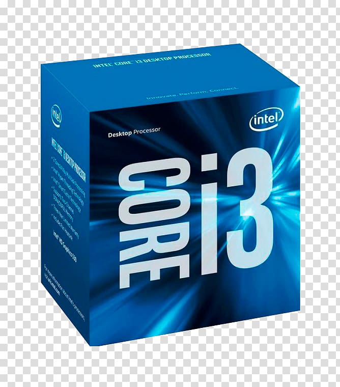 Intel Core i3-6100 Kaby Lake LGA 1151, intel transparent background PNG clipart