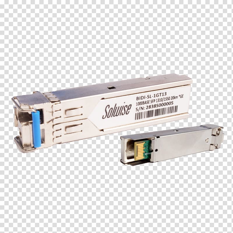 Small form-factor pluggable transceiver Wavelength-division multiplexing Optical fiber Networking hardware, others transparent background PNG clipart