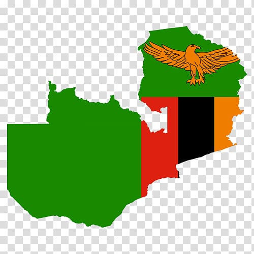 Flag of Zambia National flag Map, map transparent background PNG clipart