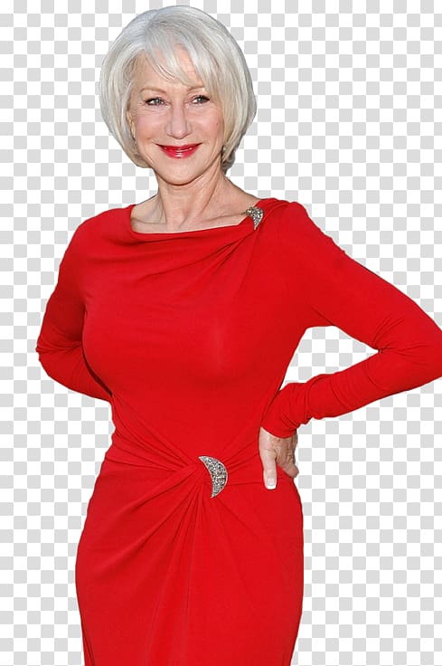 Helen Mirren The Debt Red Dress Shoulder, Jessica Chastain transparent background PNG clipart