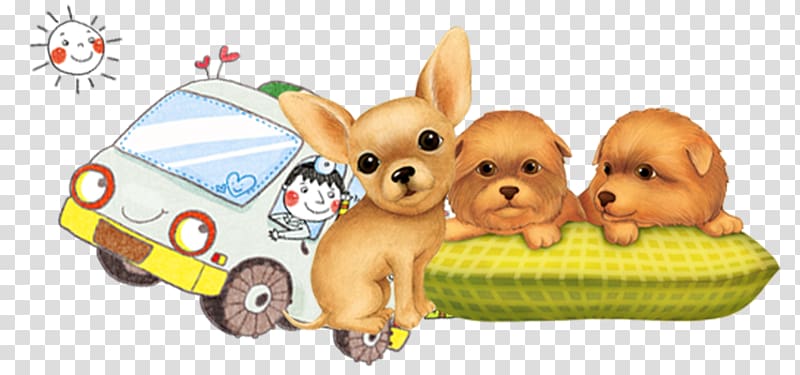 Dog breed Puppy Cat Pet, Cartoon pet dog transparent background PNG clipart