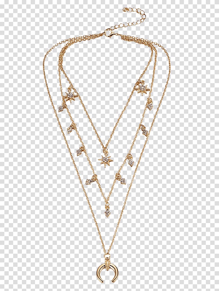 Necklace Charms & Pendants Jewellery chain, jewelry rhinestone transparent background PNG clipart