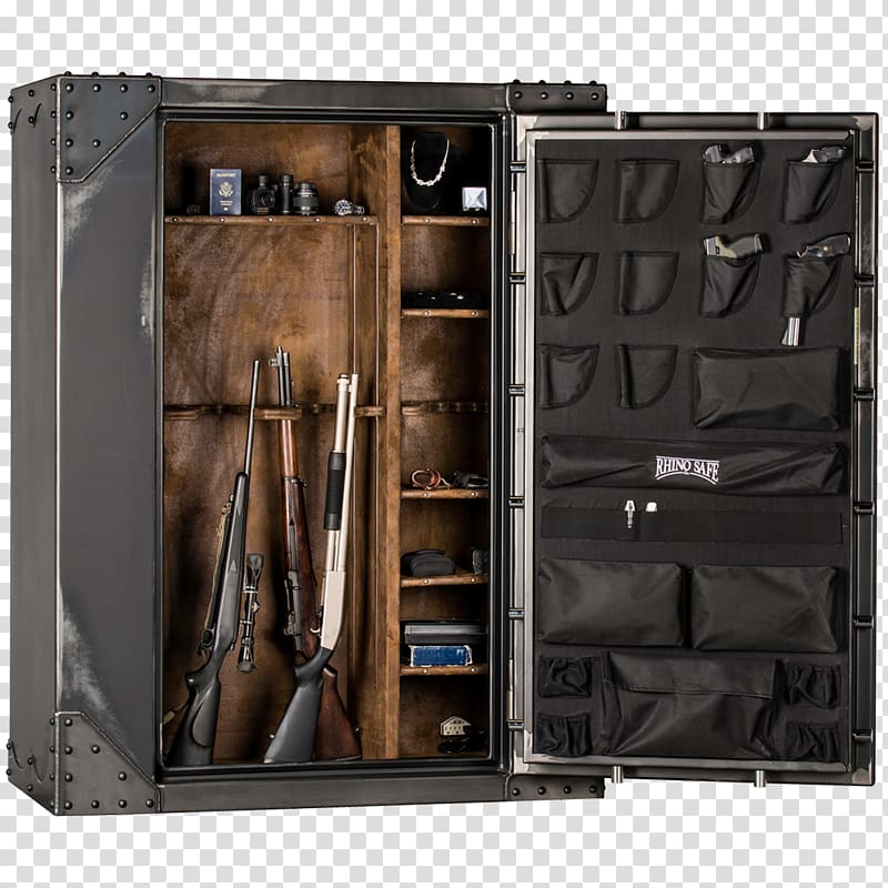 Gun safe Firearm Rifle Long gun, safe transparent background PNG clipart