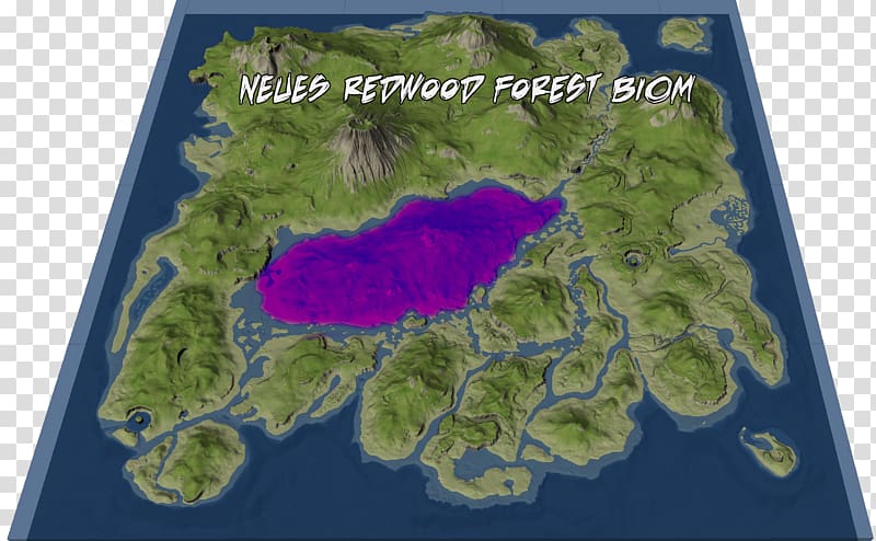 Redwood National and State Parks ARK: Survival Evolved Coast redwood Map Redwoods, map transparent background PNG clipart