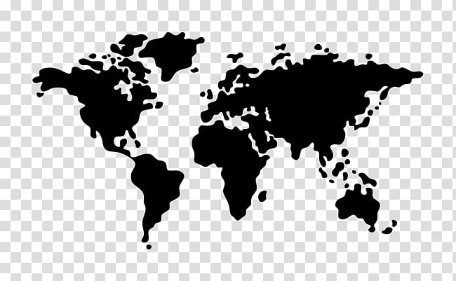 World map, Must Have transparent background PNG clipart