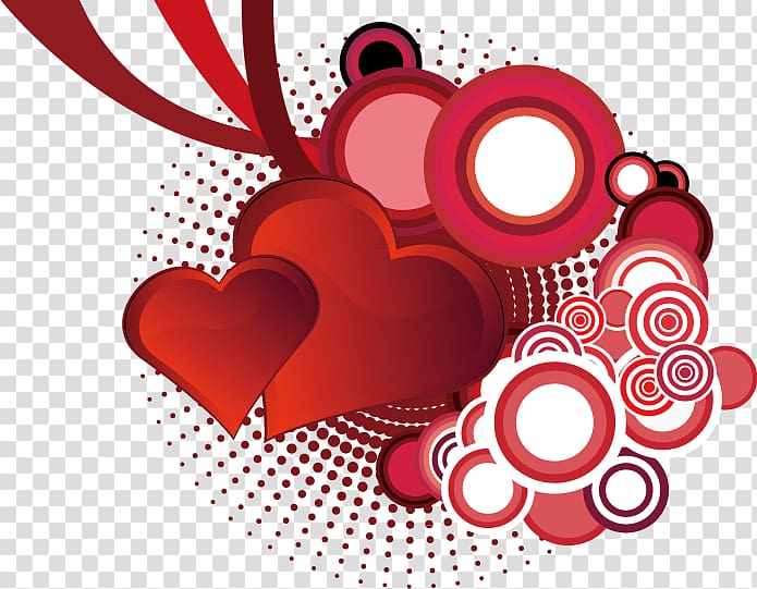 Valentines Day Heart Pattern, Creative Valentine\'s Day transparent background PNG clipart