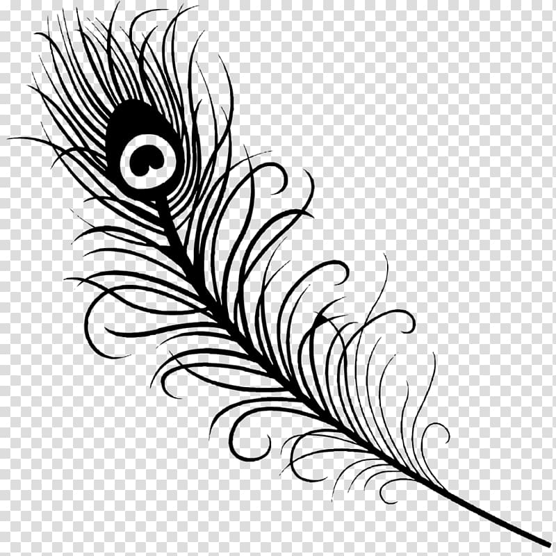 Feather Peafowl , tatto transparent background PNG clipart