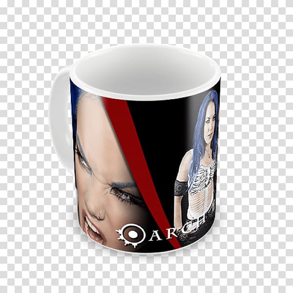 Coffee cup Mug, Arch enemy transparent background PNG clipart