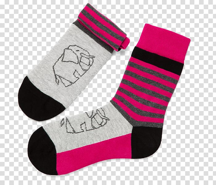 Sock Rhinoceros Clothing Accessories Unicorn, Argyle pattern transparent background PNG clipart