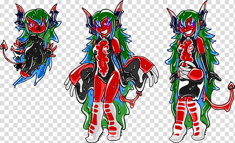 The demon lady Art museum Artist, demon hunter transparent background PNG clipart