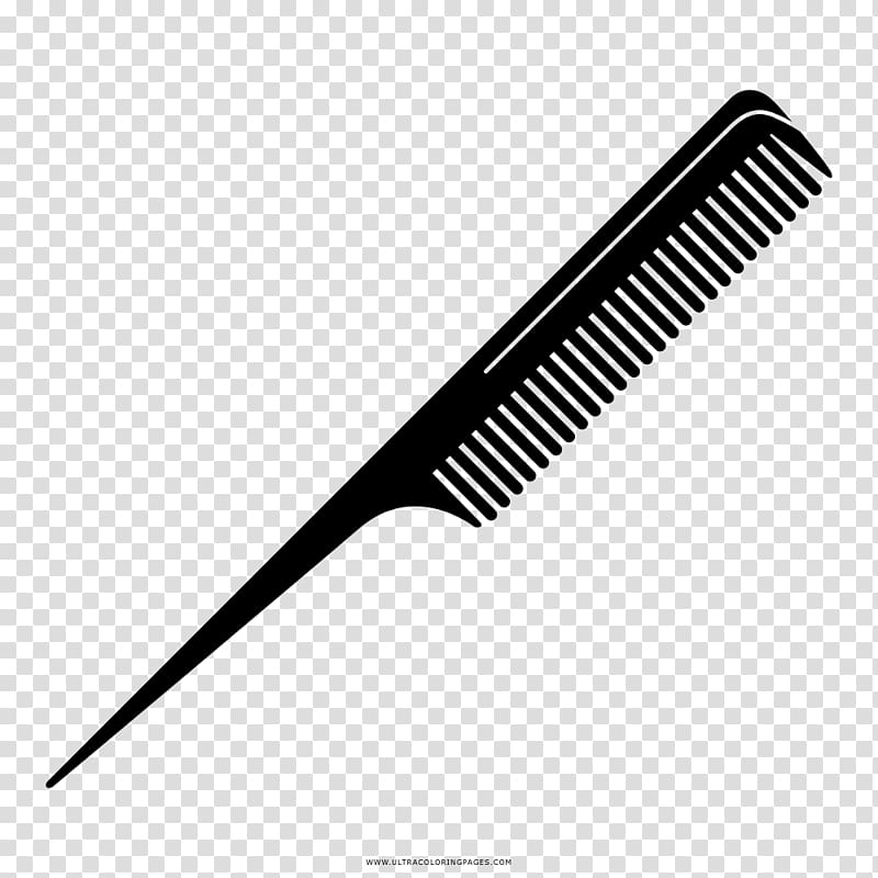 Comb Drawing Coloring book Brush, comb transparent background PNG clipart