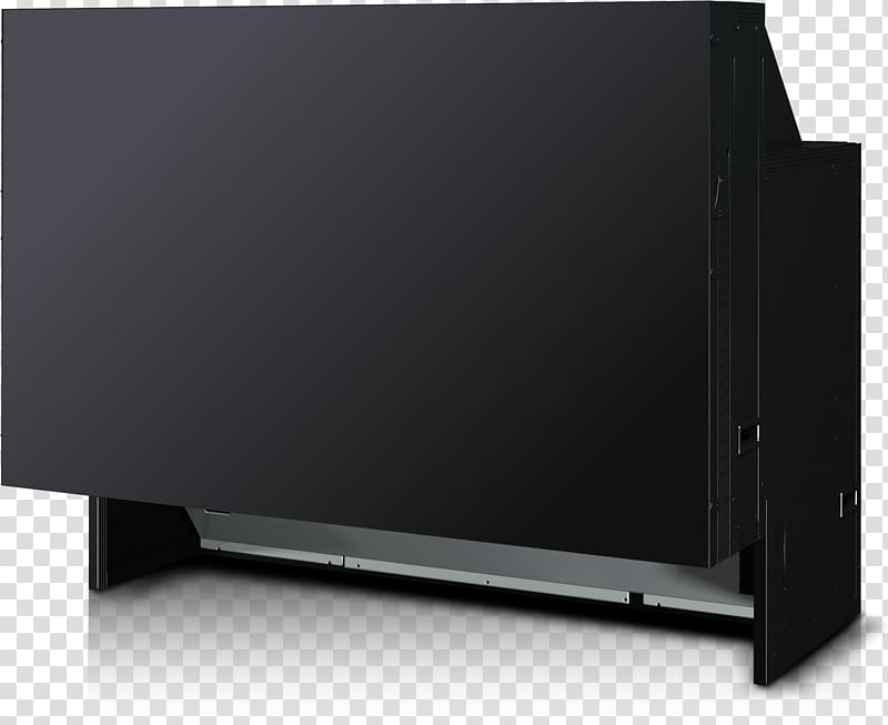 LCD television Computer Monitors Video wall Display size Rear-projection television, cube transparent background PNG clipart