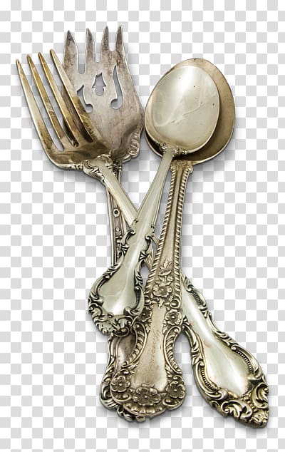 Household silver Open Spoon, silver transparent background PNG clipart