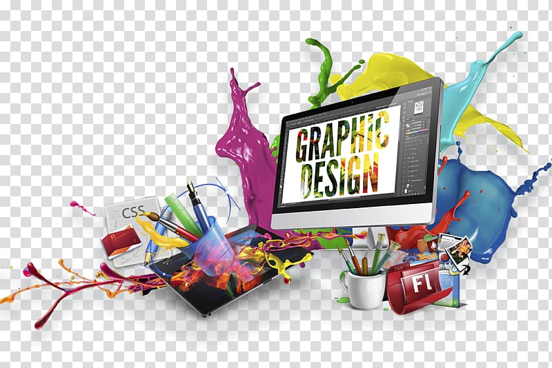 silver flat screen monitor, Graphic design Logo Faster Printing, Web Design transparent background PNG clipart