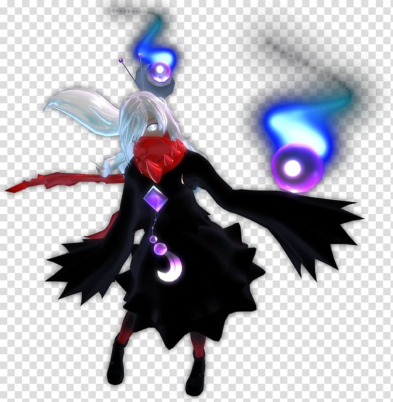 Darkrai MikuMikuDance Rendering Pokémon Wiki, gorl transparent background PNG clipart