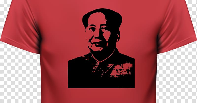 T-shirt Andy Warhol Facial hair Logo Sleeve, chairman mao transparent background PNG clipart