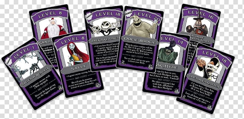 USAopoly Munchkin: Tim Burton's The Nightmare Before Christmas The Nightmare Before Christmas: The Pumpkin King Game Oogie Boogie, christmas transparent background PNG clipart