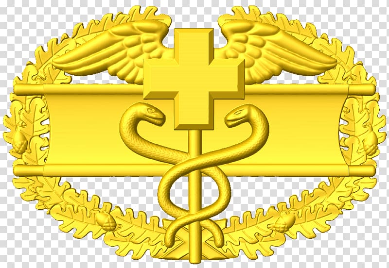 Combat Medical Badge Expert Field Medical Badge, military transparent background PNG clipart