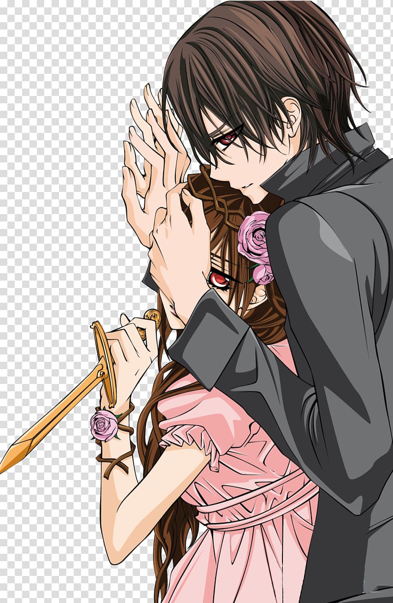 Yuki Cross Kaname Kuran Zero Kiryu Anime Vampire Knight, Anime transparent background PNG clipart