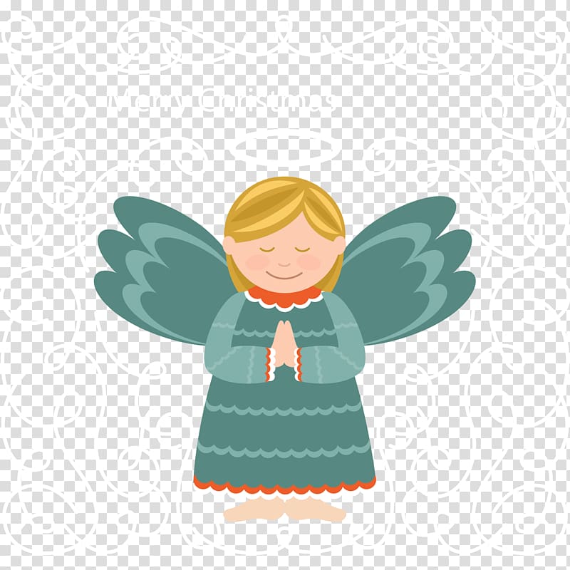 Christmas Angel Name day, cute Christmas angel transparent background PNG clipart