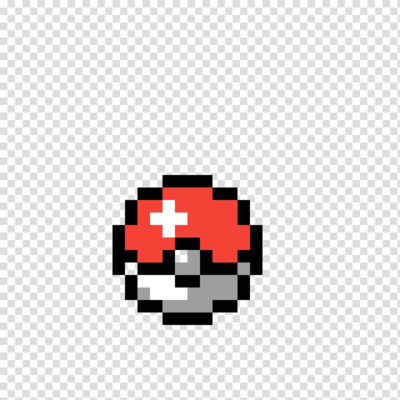 Minecraft Pixel art Poké Ball Drawing, pokeball opening mincraft  transparent background PNG clipart