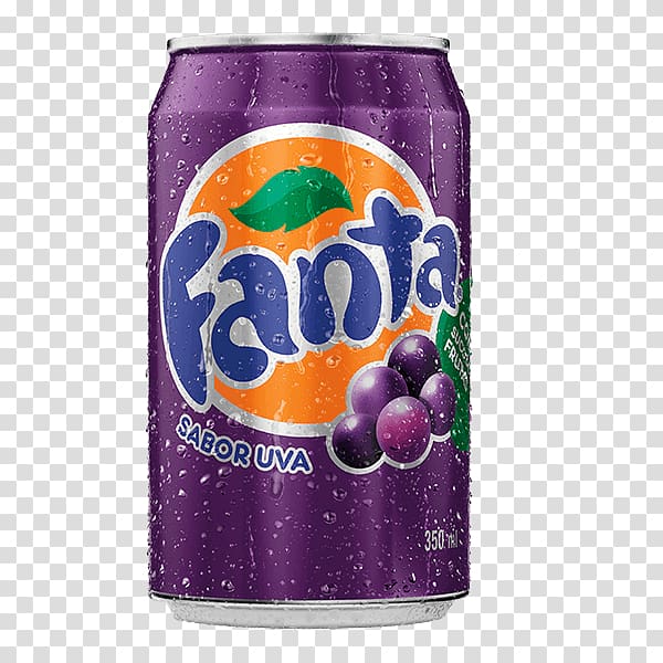 Fizzy Drinks Juice Fanta Carbonated water Grape, fanta transparent background PNG clipart