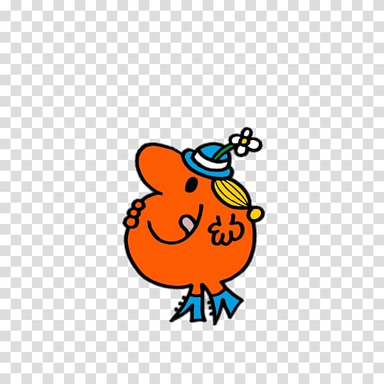 orange character illustration, Little Miss Greedy transparent background PNG clipart