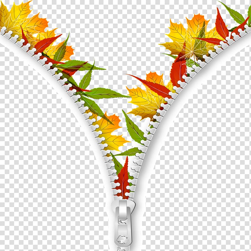 Poster Sales promotion Autumn Chinese New Year, Maple zipper transparent background PNG clipart
