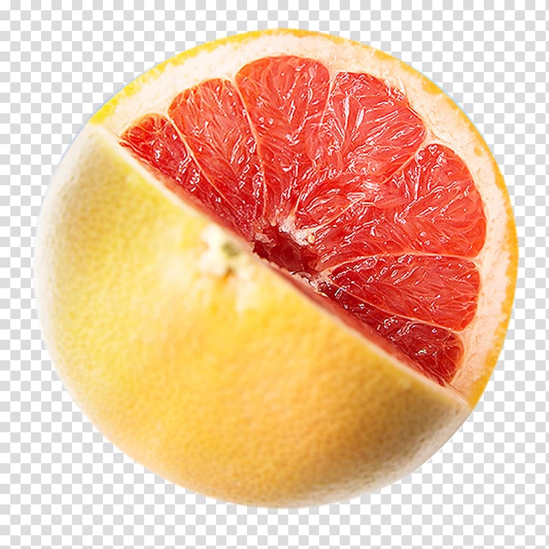 Grapefruit juice Pomelo, Corner cut grapefruit transparent background PNG clipart