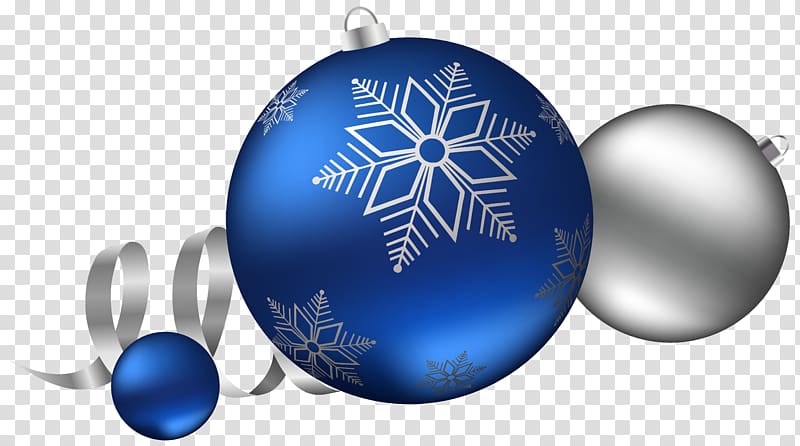 Christmas ornament Christmas decoration , silver transparent background PNG clipart