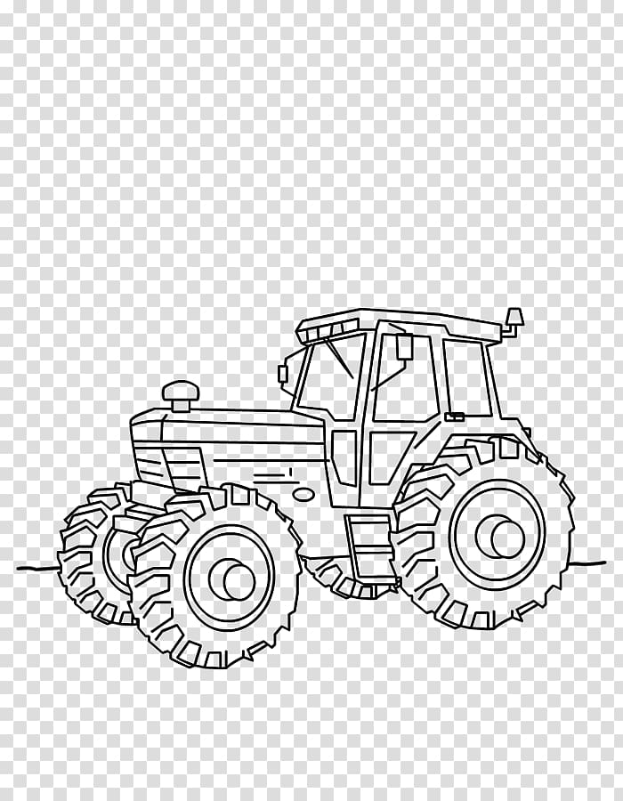 Car Tractor Fordson Kleurplaat Drawing, car transparent background PNG clipart