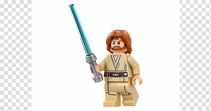 Obi-Wan Kenobi Lego minifigure Star Wars: Jedi Starfighter Lego City, obi-wan transparent background PNG clipart