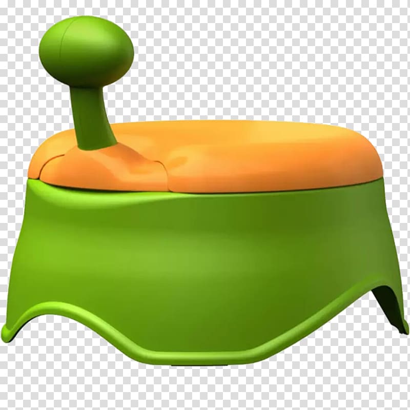 Table Toilet Green Chair Sitting, Green Orange toilet transparent background PNG clipart