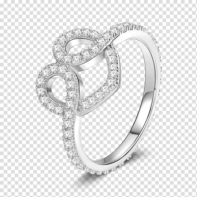 Wedding ring Body Jewellery Diamond, couple rings transparent background PNG clipart