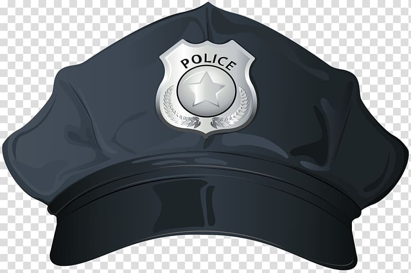 black police cap , Cap Hat Custodian helmet , Police Hat transparent background PNG clipart
