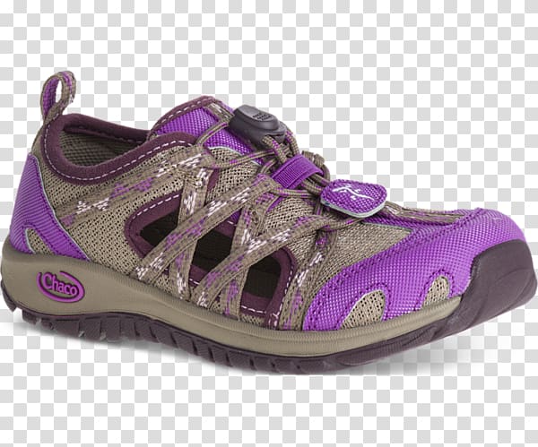 Chaco Sandal Shoe Sneakers Violet, Little shoes transparent background PNG clipart