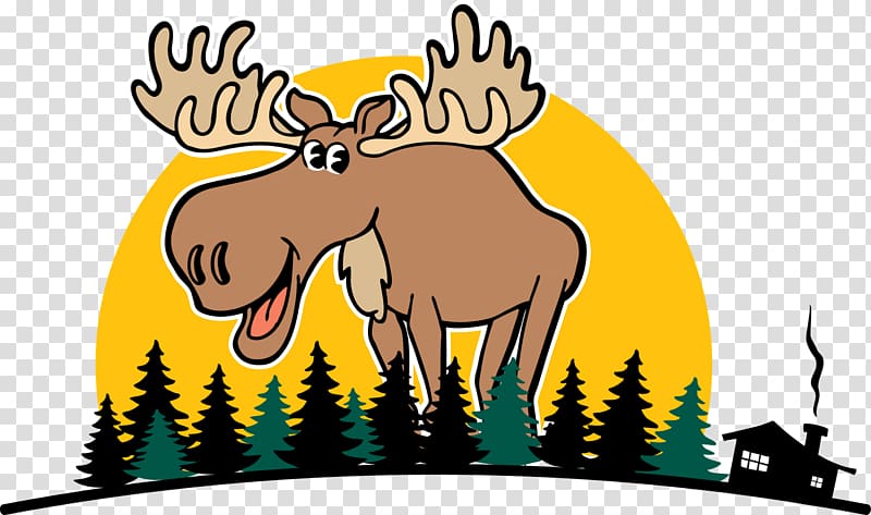Bullwinkle J. Moose Deer Drawing , MOOSE transparent background PNG clipart