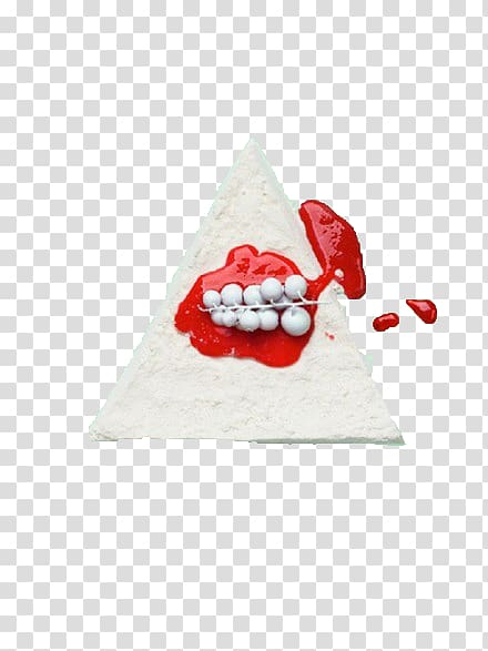 Graphic design Food Typography Cake, Decorative triangle transparent background PNG clipart