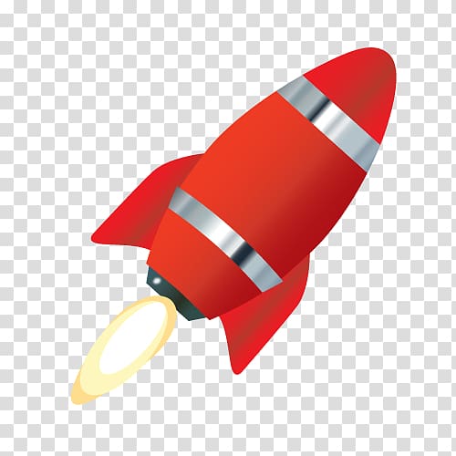 Rocket Apple Icon format Spacecraft Icon, Red Rocket Creative transparent background PNG clipart