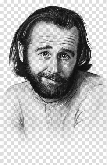 George Carlin Art Canvas print Sketch, george transparent background PNG clipart