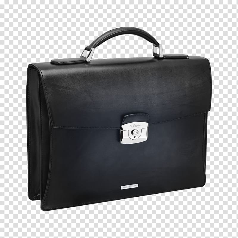 Briefcase Leather S. T. Dupont E. I. du Pont de Nemours and Company, briefcase transparent background PNG clipart