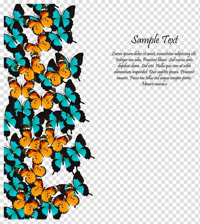 Butterfly Graphic design Illustration, Beautiful butterfly glow background transparent background PNG clipart