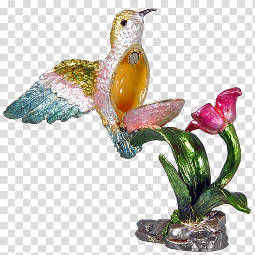 Fauna Hummingbird M Figurine Beak, Watercolor hummingbird transparent background PNG clipart
