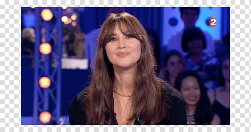 Monica Bellucci On n\'est pas couché Actor Long hair France 2, actor transparent background PNG clipart