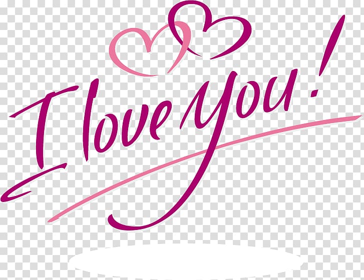 Love , I love you WordArt, I love you text with hearts transparent background PNG clipart